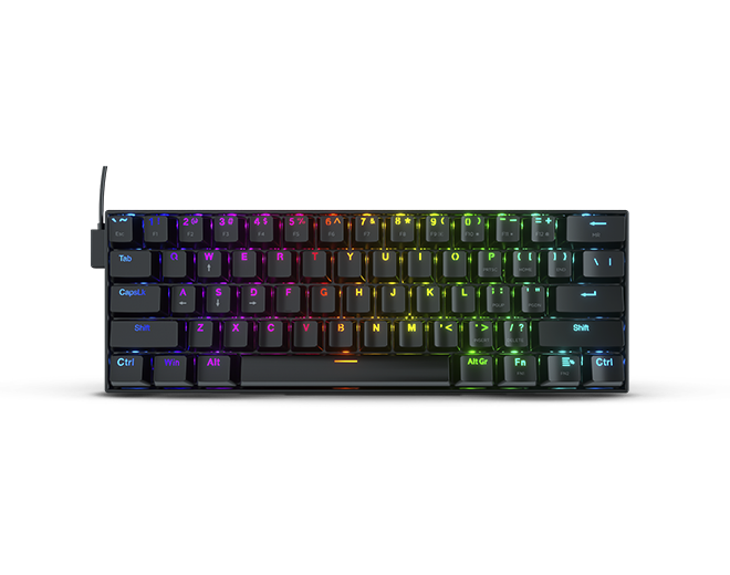 TECLADO GAMER REDRAGON (DRAGON BORN) (NEGRO)