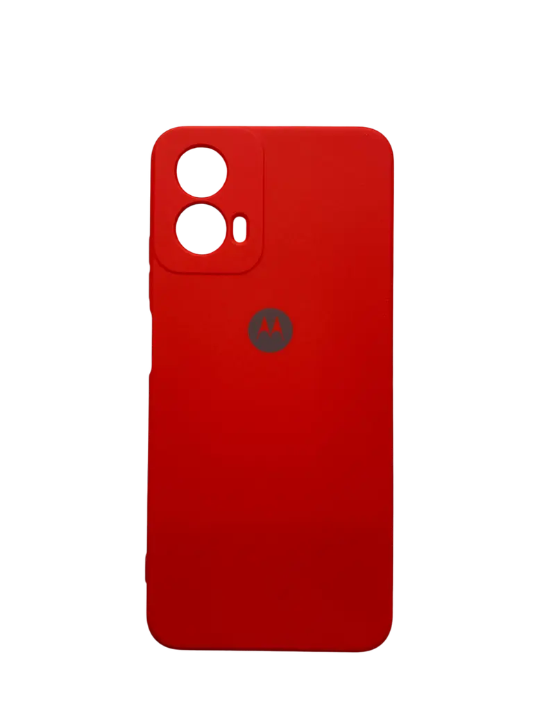 CASE TIPO ORIGINAL SILICON (MOTOROLA G84) (ROJO)
