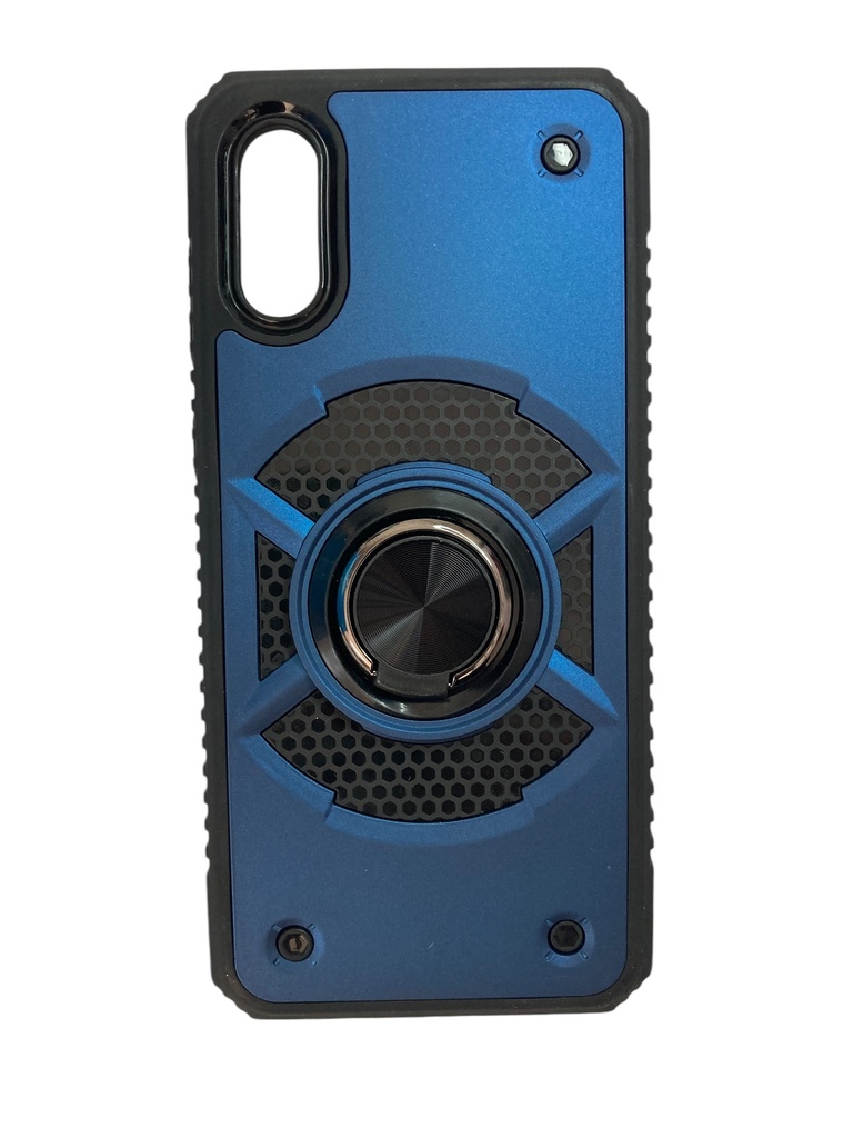 CASE ANILLO ESCUDO (SAMSUNG A02) (AZUL)
