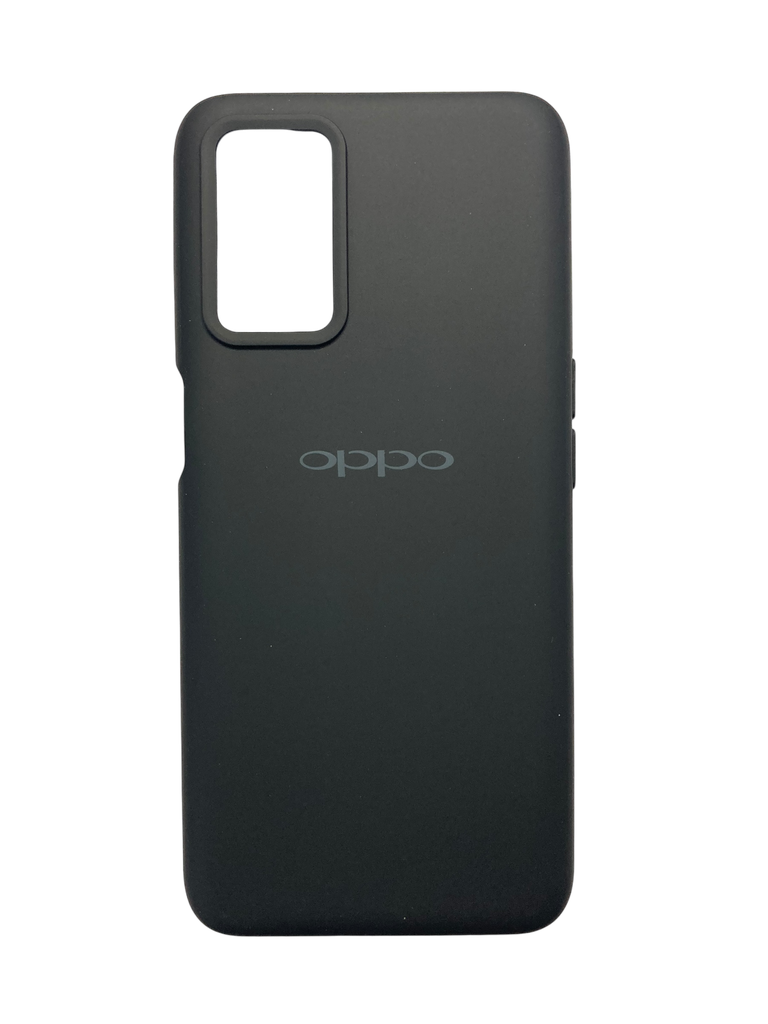CASE TIPO ORIGINAL SILICON (OPPO A55) (NEGRO)