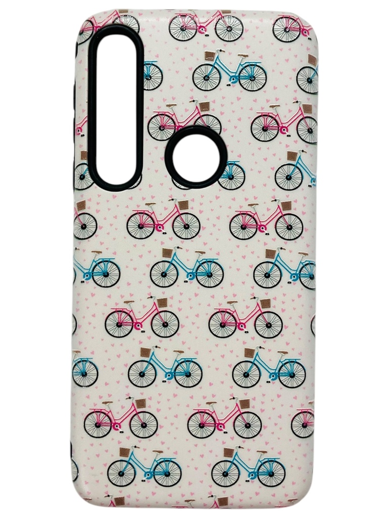 CASE DISEÑO RELIEVE (MOTOROLA G8 PLAY) (BICICLETA)