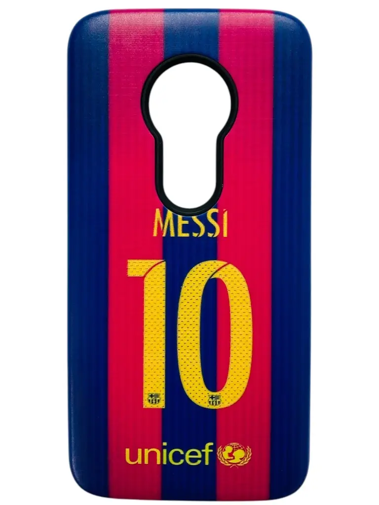 CASE DISEÑO RELIEVE (MOTOROLA G7 PLAY) (MESSI)