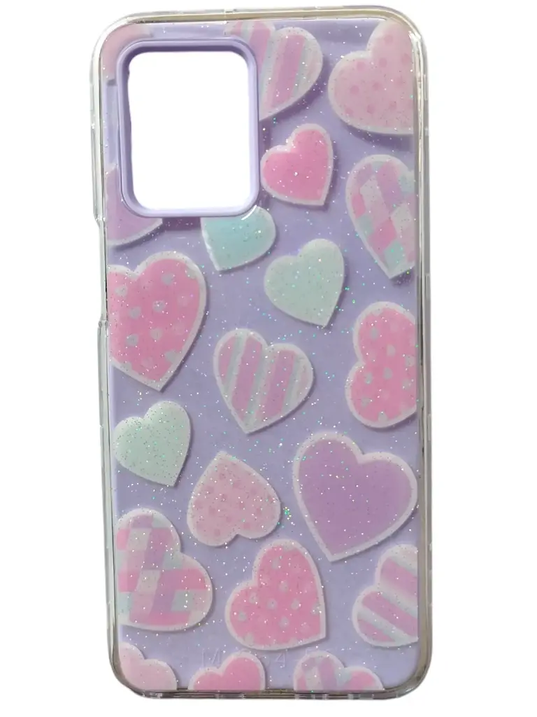 CASE 360 DISEÑO 9D (MOTOROLA G54) (CORAZONES)