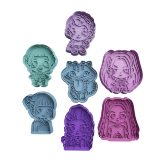 Set Guerreras Kpop Cortador de Galletas