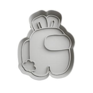 Among Us Conejo Cortador de Galletas