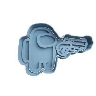 Among Us con Pistola Cortador de Galletas