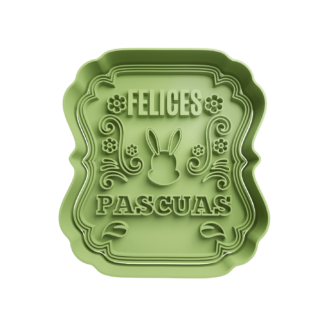 Cartel de Pascua Cortador de Galletas