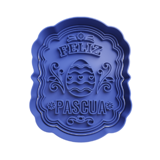 Cartel de Pascua Cortador de Galletas