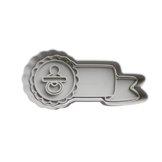 Medalla con Chupete Cortador de Galletas