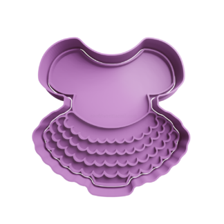 Enterito de Bebe Femenino Cortador de Galletas