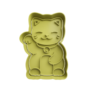 Gato de la Fortuna Maneki-neko Cortador de Galletas