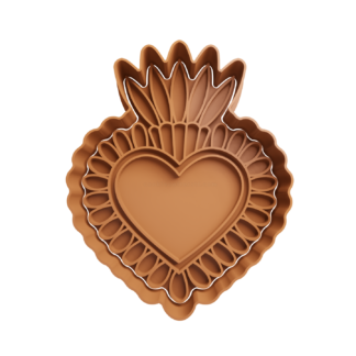Corazon Sagrado Mexicano Cortador de Galletas