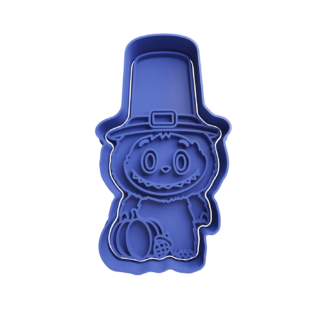 Labubu Dia de Accion de Gracias Cortador de Galletas