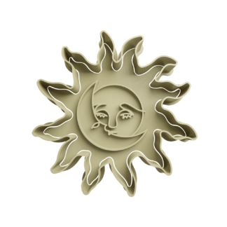 Sol y Luna Cortador de Galletas