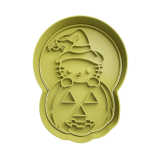 Hello Kitty en Calabaza Cortador de Galletas