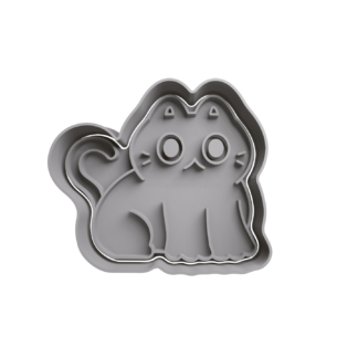 Gato Cute Cortador de Galletas