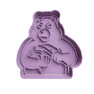 Osito Cariñosito Aqui te tengo tu cariñito Cortador de Galletas