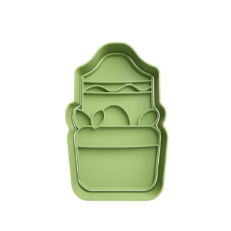 Crayon en Maceta Cortador de Galletas