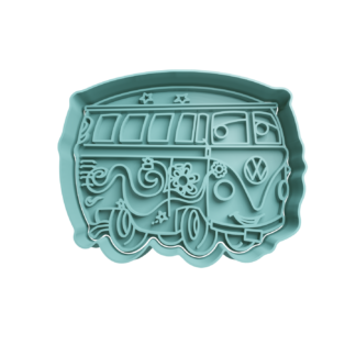 VW Minivan VolksWagen Hippie Cortador de Galletas