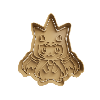 Pikachu con Disfraz de Charizard Cortador de Galletas