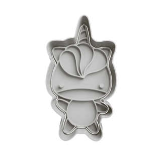 Unicornio Cute Cortador de Galletas