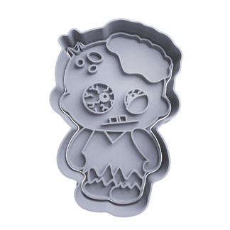 Zombie Cute Cortador de Galletas