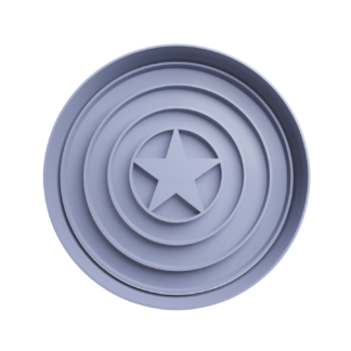 Capitan America Escudo Cortador de Galletas