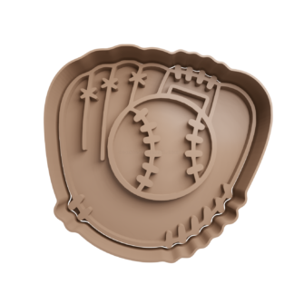 Guante de Baseball con Pelota Cortador de Galletas