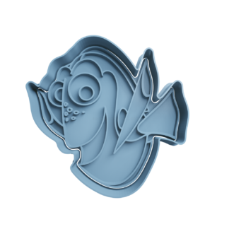 Cirujano Real Azul Dory Cortador de Galletas