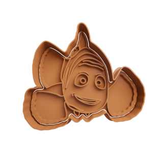 Pez Payaso Marlin Cortador de Galletas