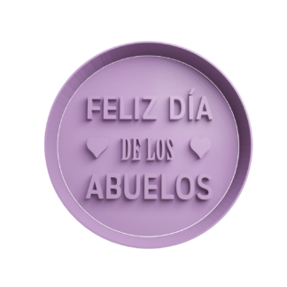 Feliz dia de los Abuelos Cortador de Galletas