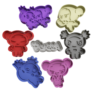 Set Pucca Cortador de Galletas