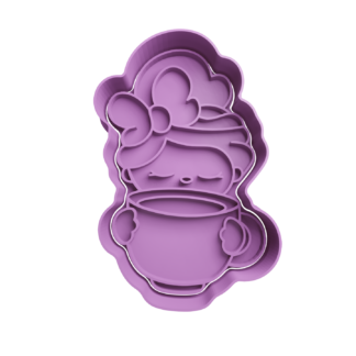 Abuela con Taza Cortador de Galletas