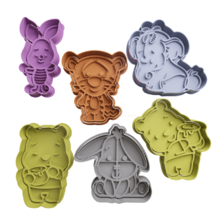 Set Winnie Pooh Cute Cortador de Galletas