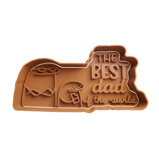 Deformito -The BEST dad of the world Cortador de Galletas