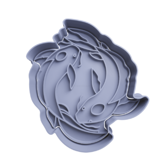 Peces Koi Avatar Cortador de Galletas