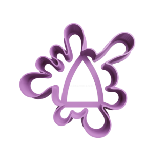 Mancha de Pintura Cortador de Galletas