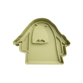 Deformito Arrancandose el Pelo Cortador de Galletas