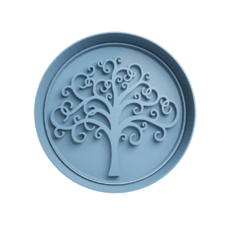 Silueta de Arbol Cortador de Galletas