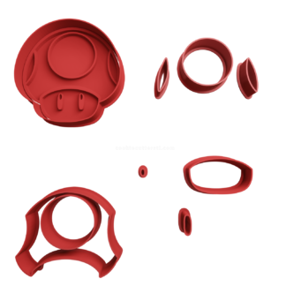 Super Seta Hongo Cortador de Galletas