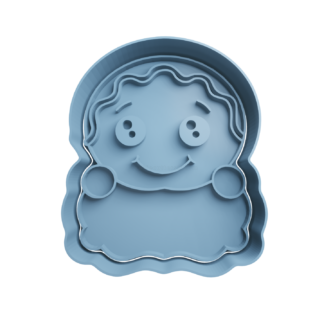 Muñeco de Jengibre con Etiqueta Cortador de Galletas