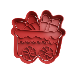 Carro con Regalos Cortador de Galletas