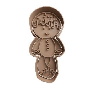 Muñeco de Jengibre Cortador de Galletas