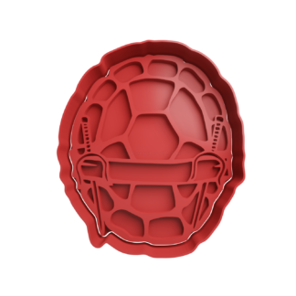 Caparazon Rafael Tortugas Ninjas Cortador de Galletas