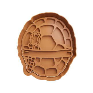 Caparazon Miguel Angel Tortugas Ninjas Cortador de Galletas