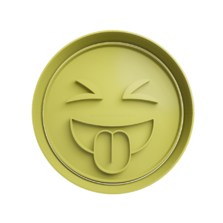 Emoticono Sacando la lengua Cortador de Galletas