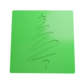 Texturizador Invertido Arbol de Navidad