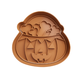 Calabaza con Caramelos Cortador de Galletas