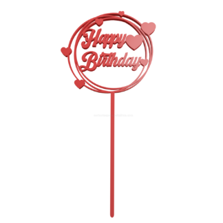 Happy Birthday Topper Cupcake