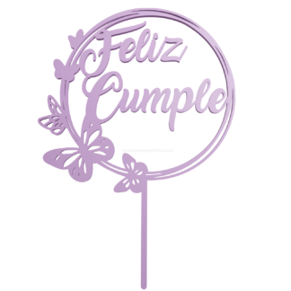 Feliz Cumpleaños Topper Cake